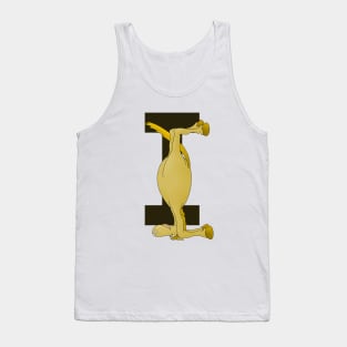 Pony Monogram Letter I Tank Top